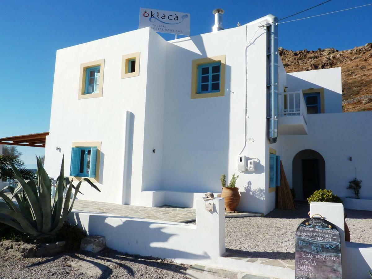 Oklaca Patmos Beach Rooms Skála Eksteriør billede