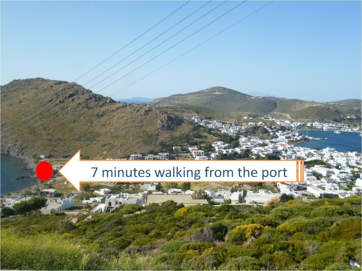 Oklaca Patmos Beach Rooms Skála Eksteriør billede